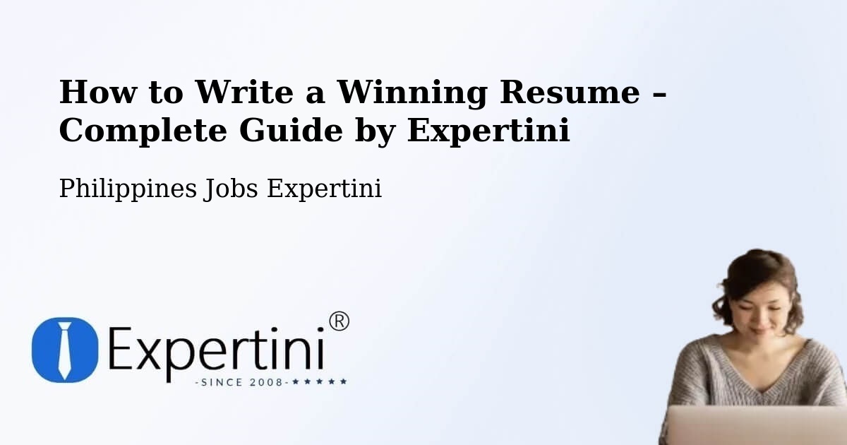 Resume Writing Guide for Job Seekers – Taloy - Taloy, Philippines Jobs Expertini